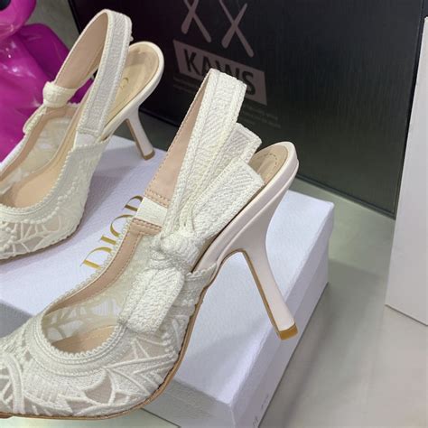 dior slingback pump white|dior j'adior slingback pump review.